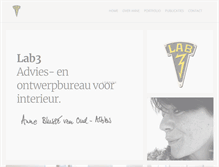 Tablet Screenshot of lab3.nl